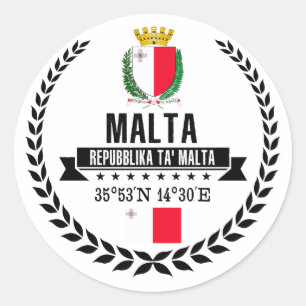Sticker Rond Malte