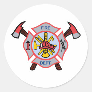 STICKER ROND MALTESE CROSS APPLIQUE