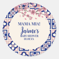 Mama Mia Baby Shower Cerisiers en Fleurs