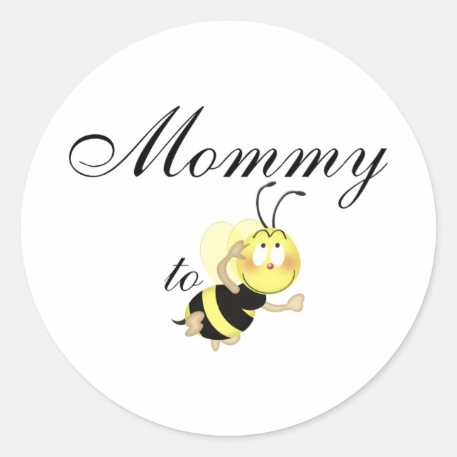 Sticker Rond Maman 2 (Devant)