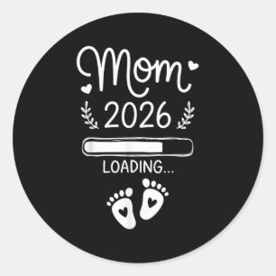 Sticker Rond Maman 2026 Chargement