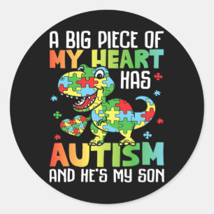 Sticker Rond Maman autiste1