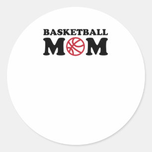 Sticker Rond Maman de basket-ball 5