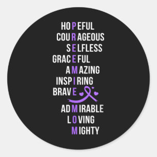 Sticker Rond Maman de bébé prématuré micro préma Reconnaissance
