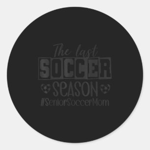 Sticker Rond Maman de footballeuse senior Dernière saison Cl de