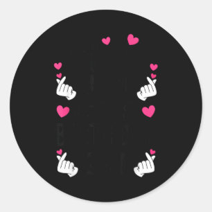 Sticker Rond Maman de la fille K P d'anniversaire Filles fans c