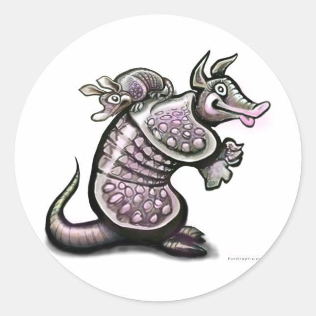 Sticker Rond Maman Dillo (Devant)