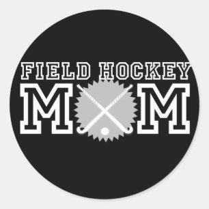Sticker Rond Maman du hockey sur gazon