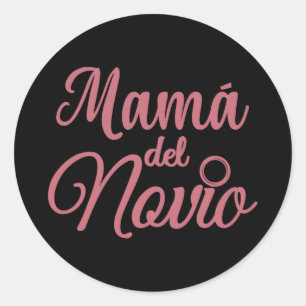 Sticker Rond Maman du marié mère du marié mère