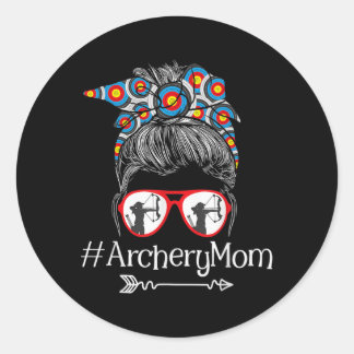 Sticker Rond Maman - Fête des mères Archer Bowman Bows