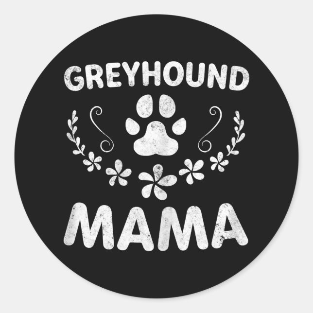 Sticker Rond Maman Funny Dog (Devant)