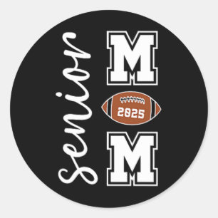 Sticker Rond Maman senior 2025 Maman de football Cl de 2025 Dip