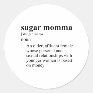 STICKER ROND MAMAN SUCRE