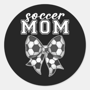Sticker Rond Mamans de footballeurs applaudissant le tir de spo