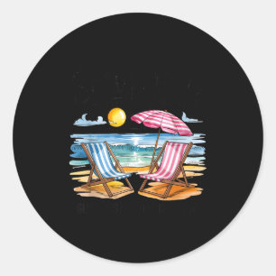 Sticker Rond Mamans salées club de plage filles veulent avoir s