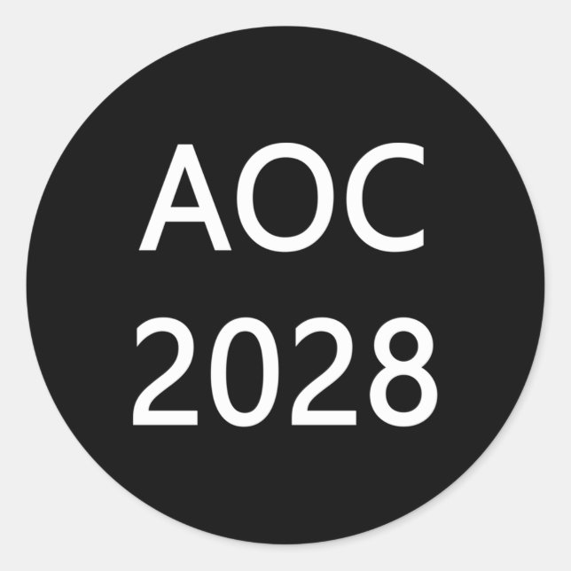 Sticker Rond Manche Long Aoc 2028 (Devant)