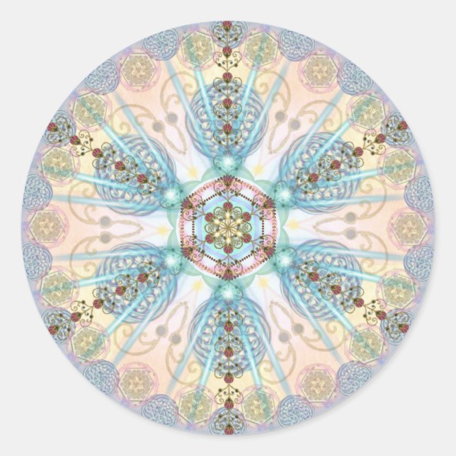 Sticker Rond Mandala (Devant)