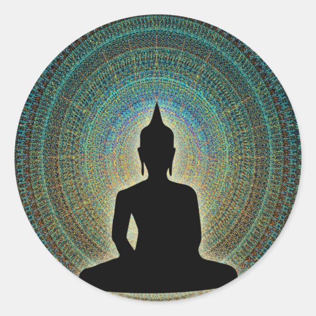 Sticker Rond mandala (Devant)