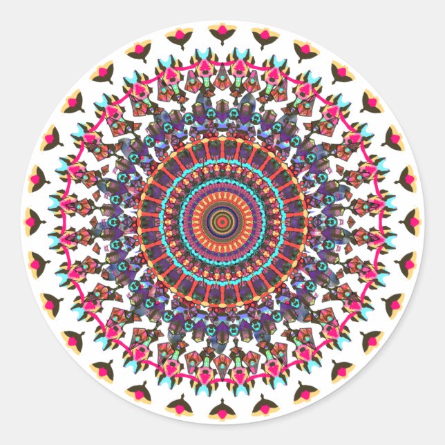 Sticker Rond Mandala (Devant)