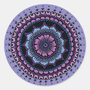 Sticker Rond Mandala