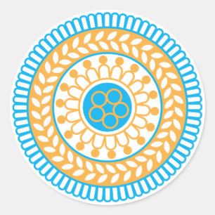 Sticker Rond Mandala