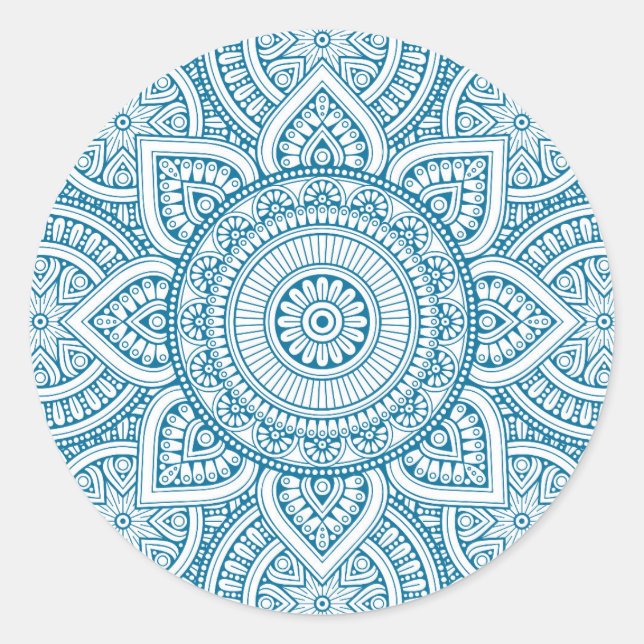 Sticker Rond Mandala (Devant)