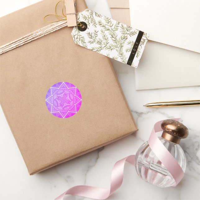 Sticker Rond mandala (Cadeaux)