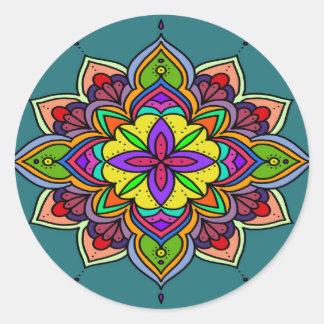 Sticker Rond mandala 2