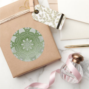 Sticker Rond Mandala Creation, tous les points pour un 5