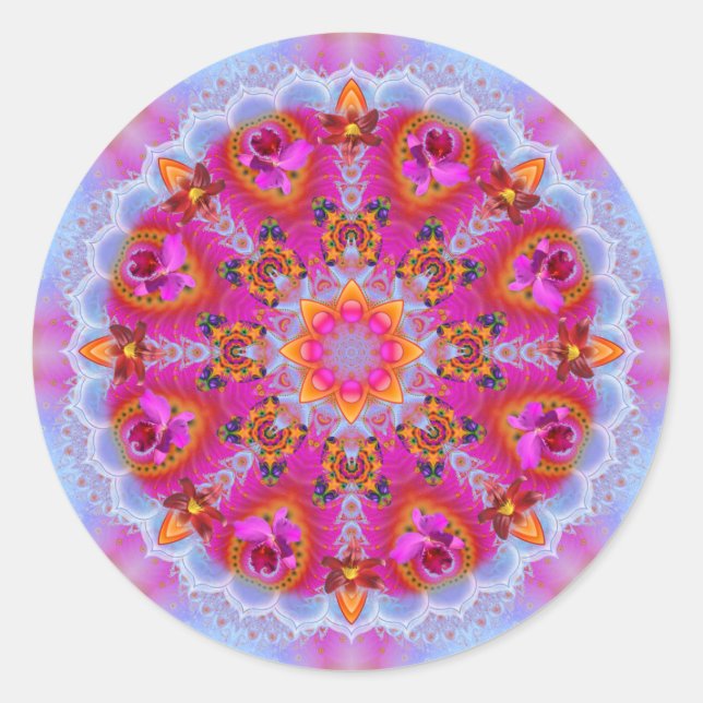 Sticker Rond Mandala ~ Daily Focus 7.4.2019 (Devant)