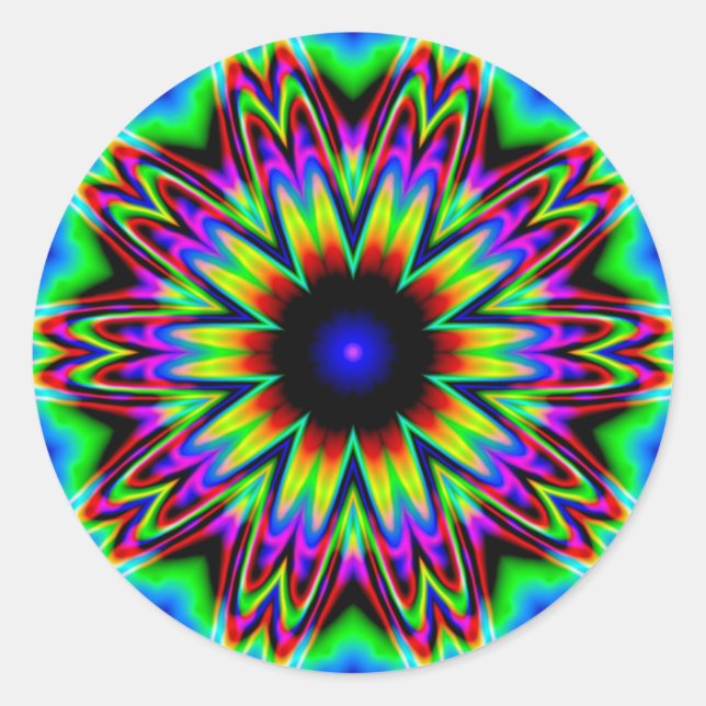 Sticker Rond Mandala de la galaxie du Sombrero (Devant)