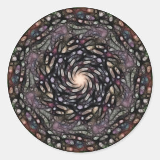 Sticker Rond Mandala de Sanguine Splendor (Sticker)