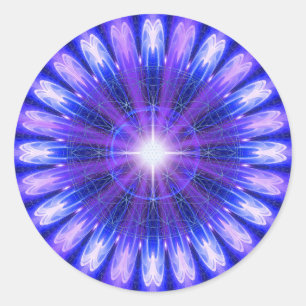 Sticker Rond Mandala d'intuition