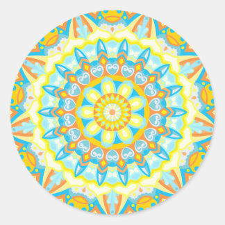 Sticker Rond Mandala été
