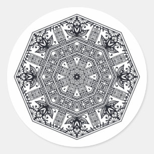 Sticker Rond Mandala Round Orament