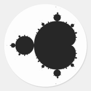 Sticker Rond Mandelbrot Set 01 - Fractal