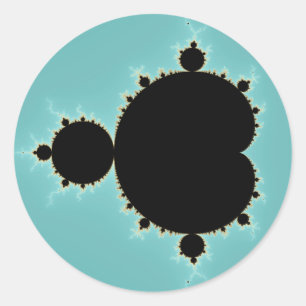 Sticker Rond Mandelbrot Set 06 - Fractal