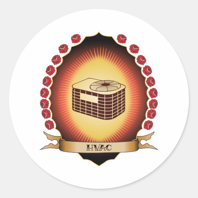 Sticker Rond Mandorla HVAC (Devant)