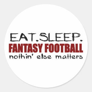Sticker Rond Mange Imaginaire sommeil Football