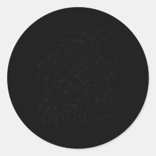 Sticker Rond Manger la foudre et chier le tonnerre - Bodybuildi