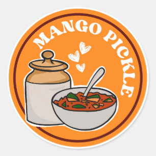 Sticker Rond Mango Pickle