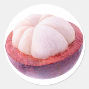 Sticker Rond Mangosteen mi