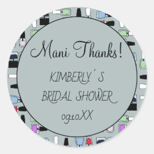 Sticker Rond Mani remercie nailpolish