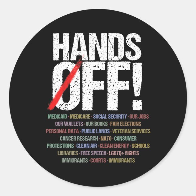 Sticker Rond Manifestation (Devant)