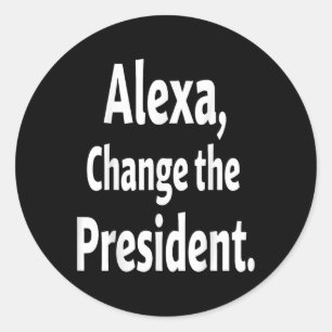 Sticker Rond Manifestation anti-politique de Trump _1