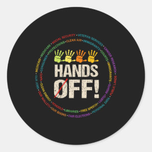 Sticker Rond Manifestation contre la suppression de ma sécurité