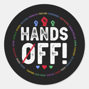 Sticker Rond Manifestation De Sécurité Sociale Et Medicare Pro