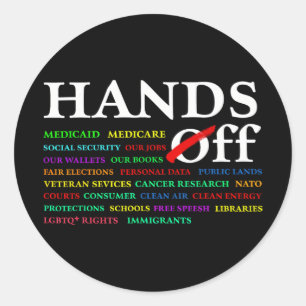 Sticker Rond Manifestation samedi 5 avril Hommes Femmes 7