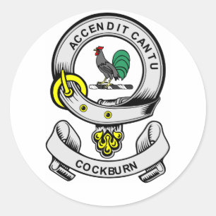 Sticker Rond Manteau de COCKBURN des bras