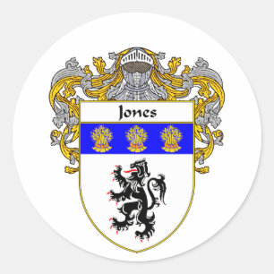 Sticker Rond Manteau de Jones Gallois des bras (enveloppés)